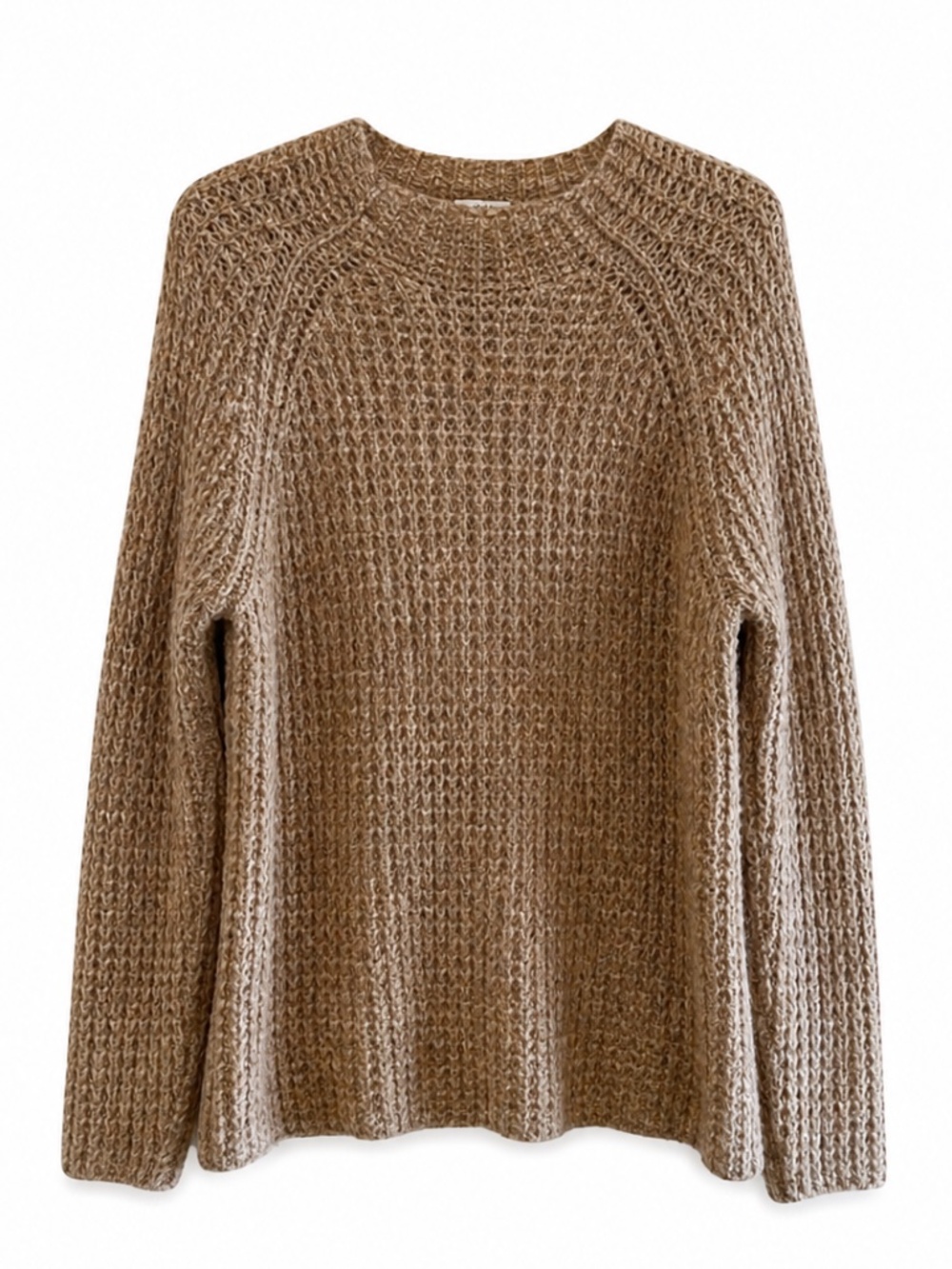 4/$20➡️ Denver Hayes Marled Tan & Beige Crewneck Knit Sweater – Size XL GUC